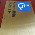 Número de porta de braille de metall a l'engròs i placa de nom